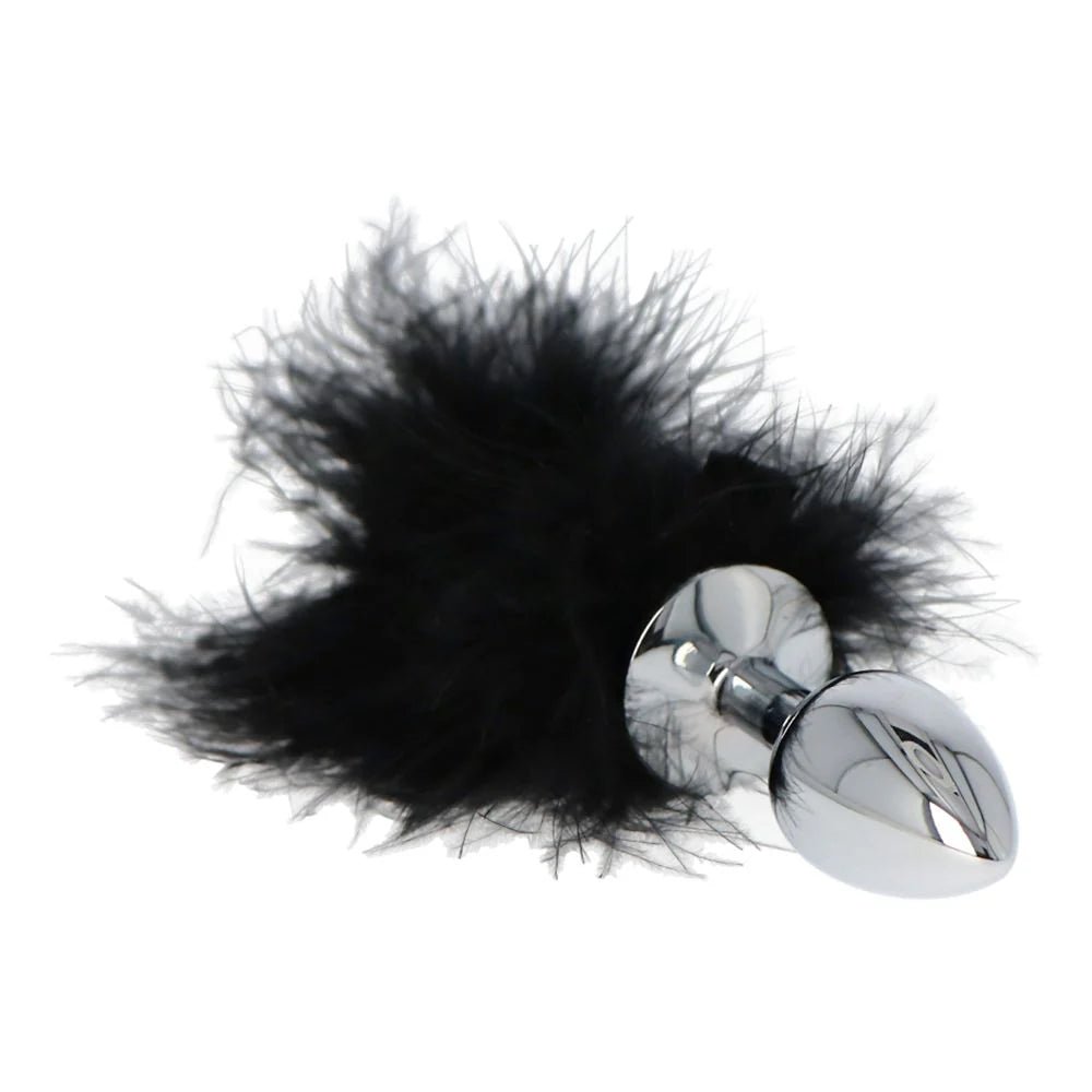 Tail Plug Pon Tail Black - Vibra Gioia - Toyz4Lovers - 8053629699430