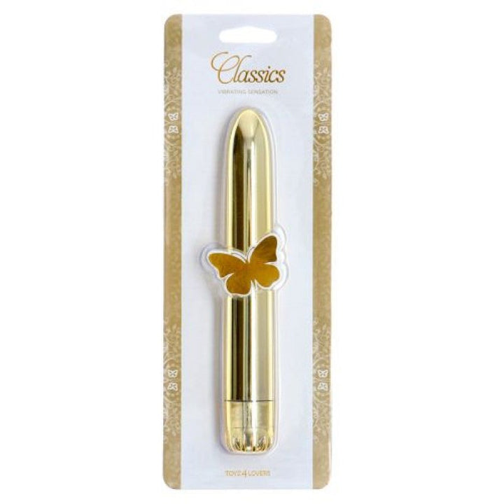 Vibratore Classico Mirror Gold - Vibra Gioia - Toyz4Lovers - 8053629693148