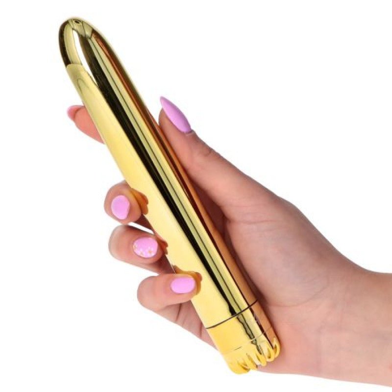 Vibratore Classico Mirror Gold - Vibra Gioia - Toyz4Lovers - 8053629693148