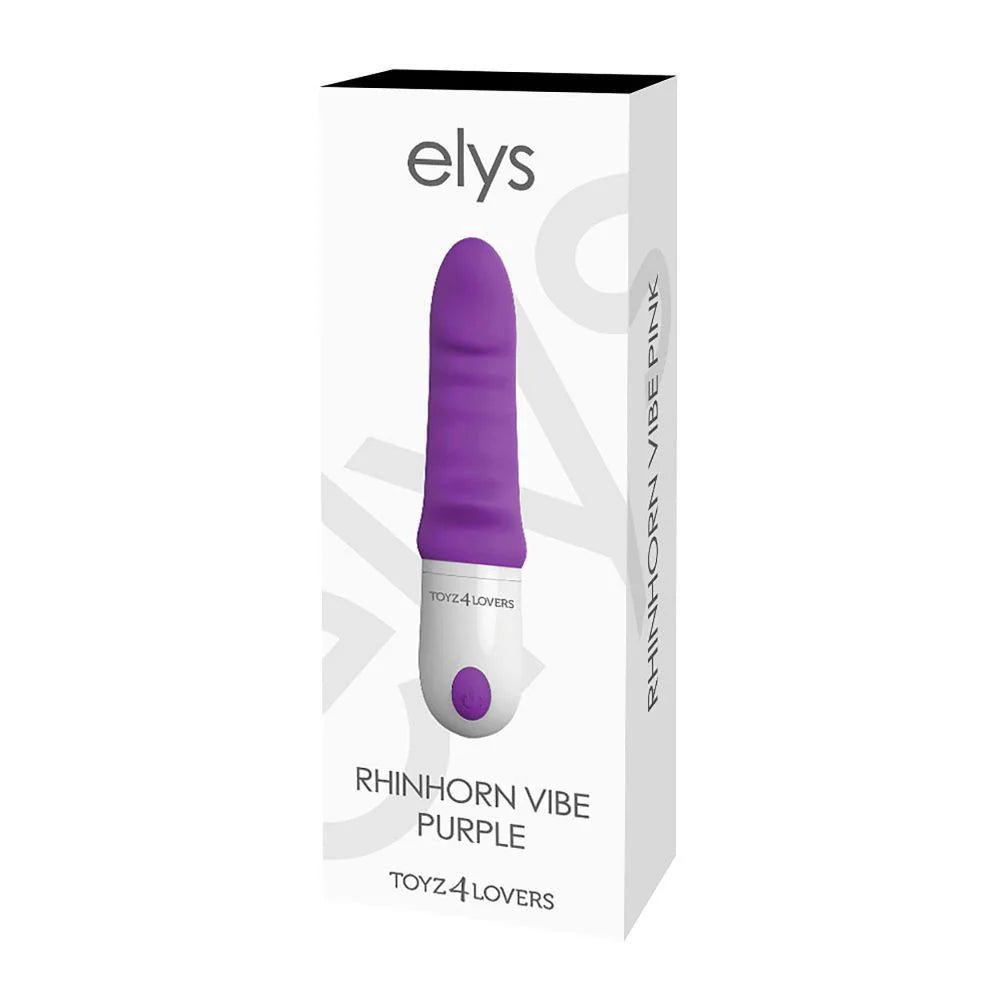 Vibratore Design Elys Rhinhorn Vibe Purple - Vibra Gioia - Toyz4Lovers - 8053629698228