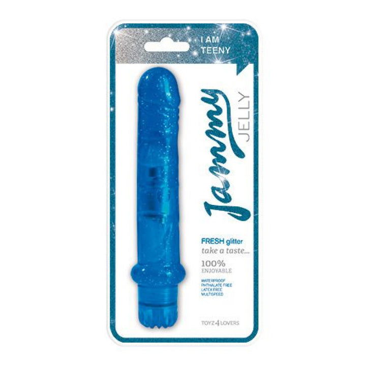 Vibratore Anale  jammy jelly fresh glitter blue