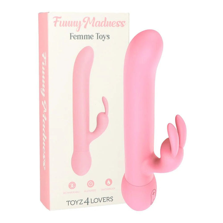 Vibratore Rabbit Funny Madness - Vibra Gioia - Toyz4Lovers - 8056389738036